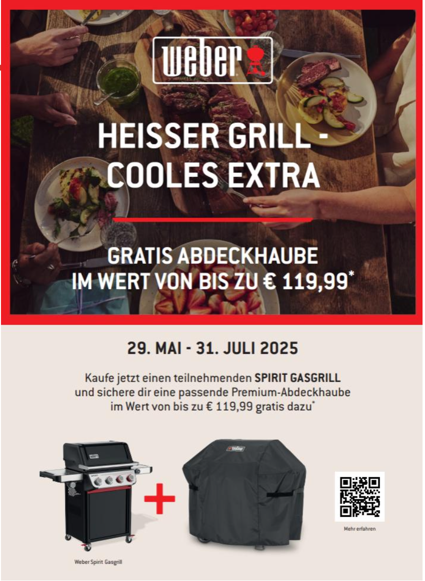 Weber Sommeraktion Abdeckhaube 2025